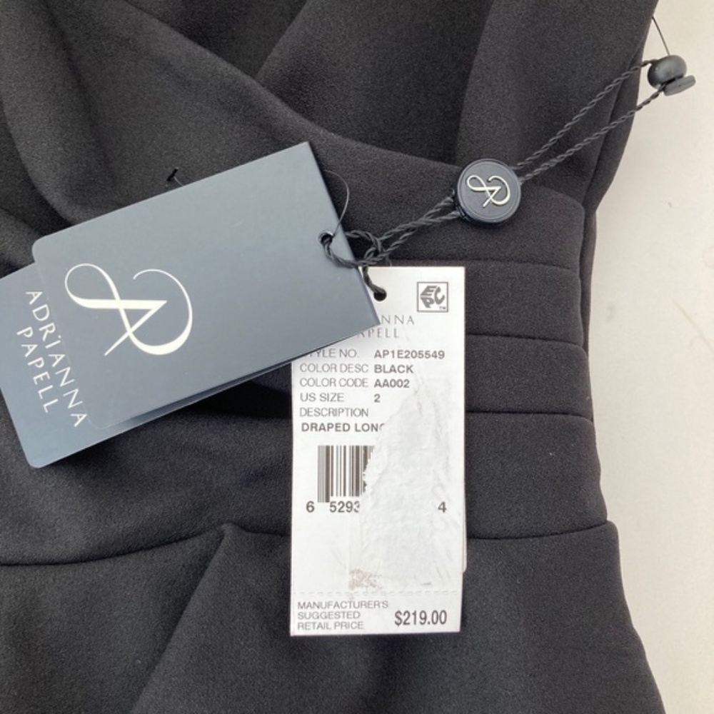 ADRIANNA PAPELL Sequined Off The Shoulder Gown - Picture 5 of 8